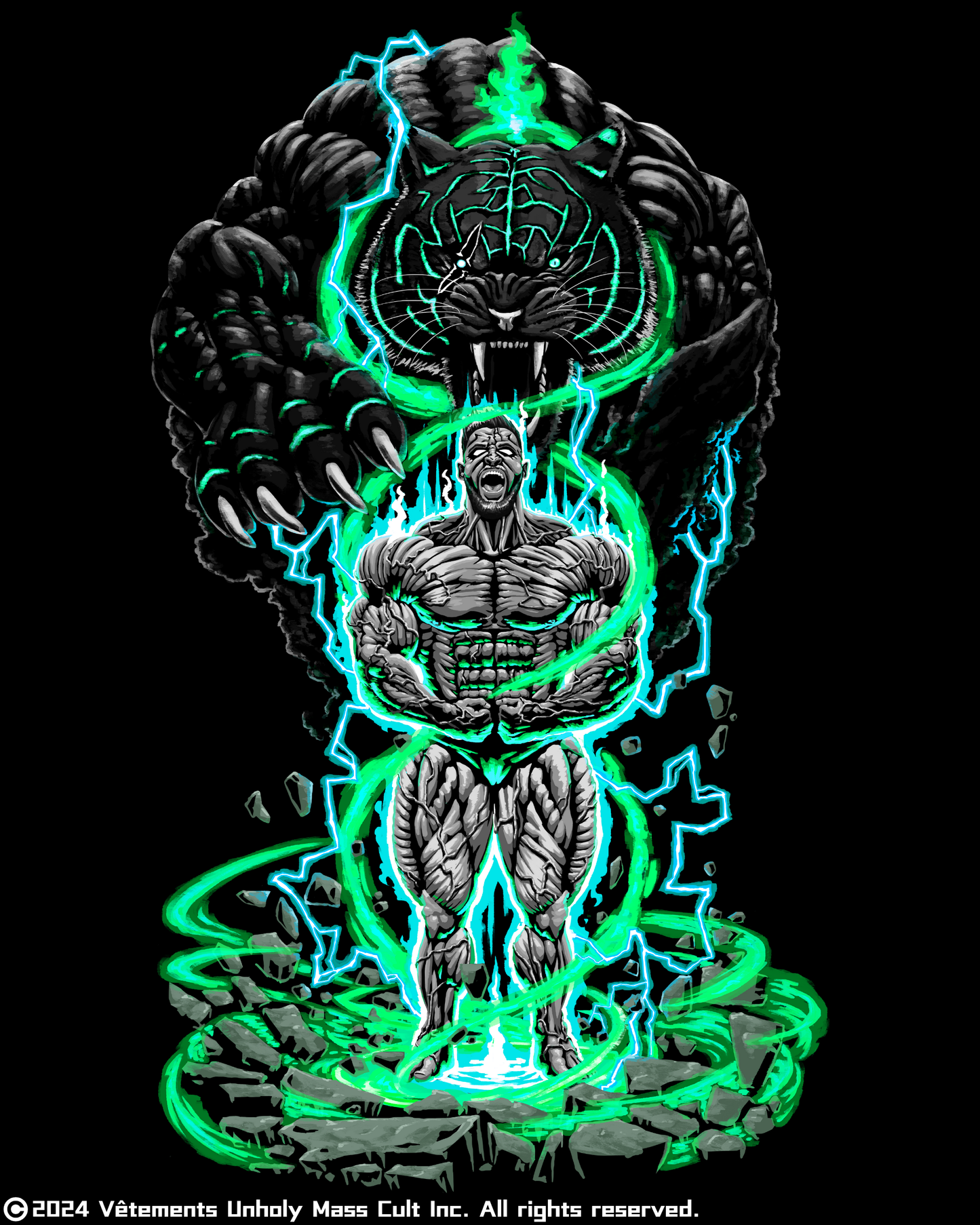Rise of the Alpha Beast ''Emerald Version'' : IFBB Pro Justin Savoie Oversize Tee