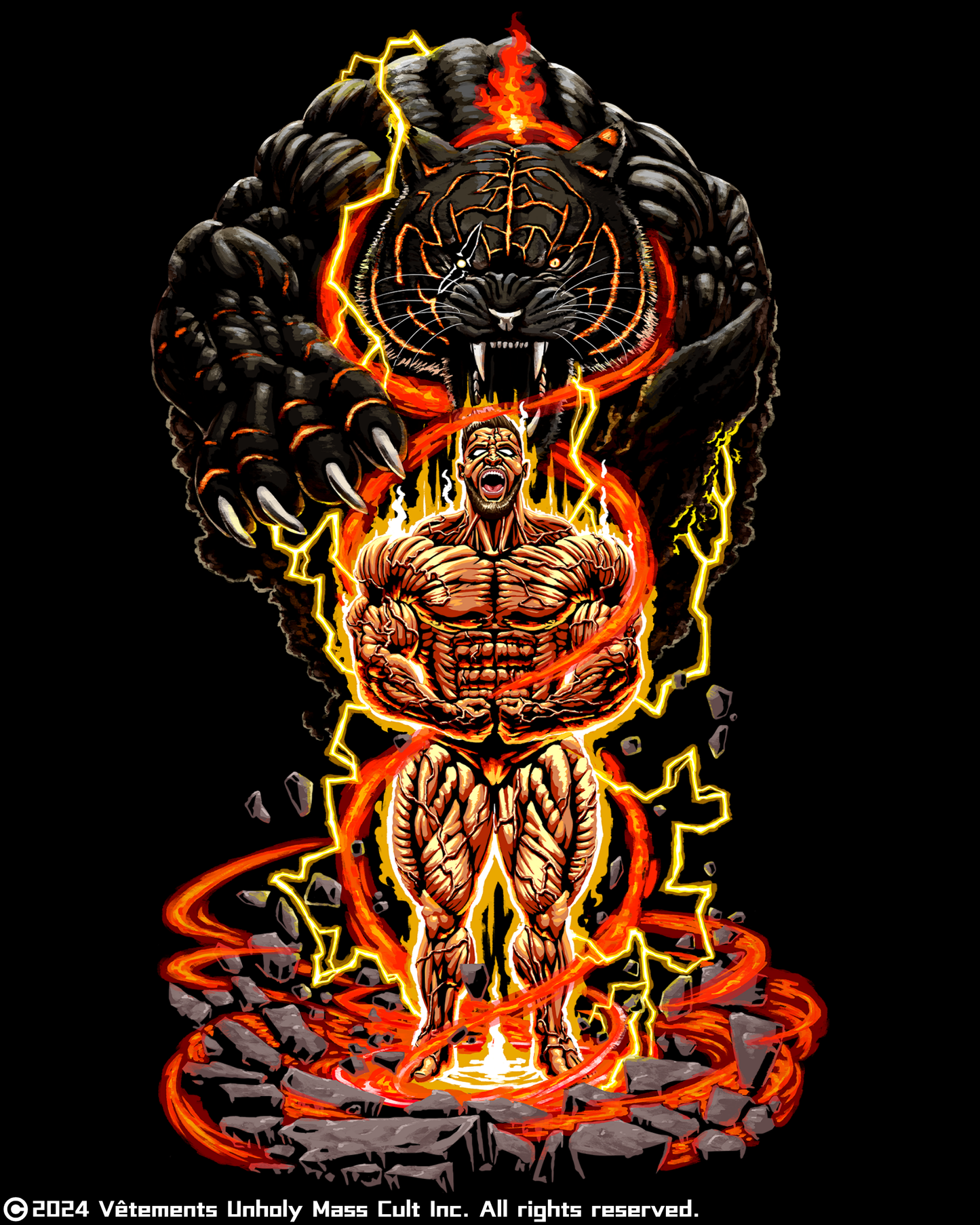 Rise of the Alpha Beast ''Colored'' : IFBB Pro Justin Savoie Oversize Tee