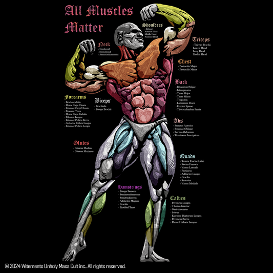 All Muscles Matter : T-Shirt Muscle Fit