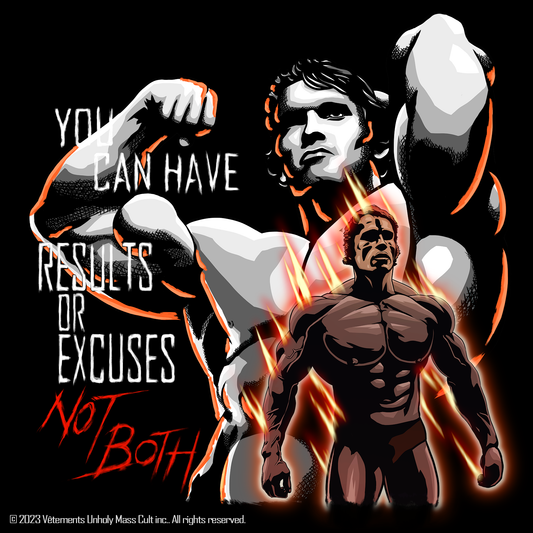 Results or Excuses : T-Shirt Muscle Fit