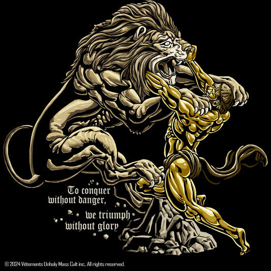 Hercules and the Lion of Nemea : T-Shirt Muscle Fit