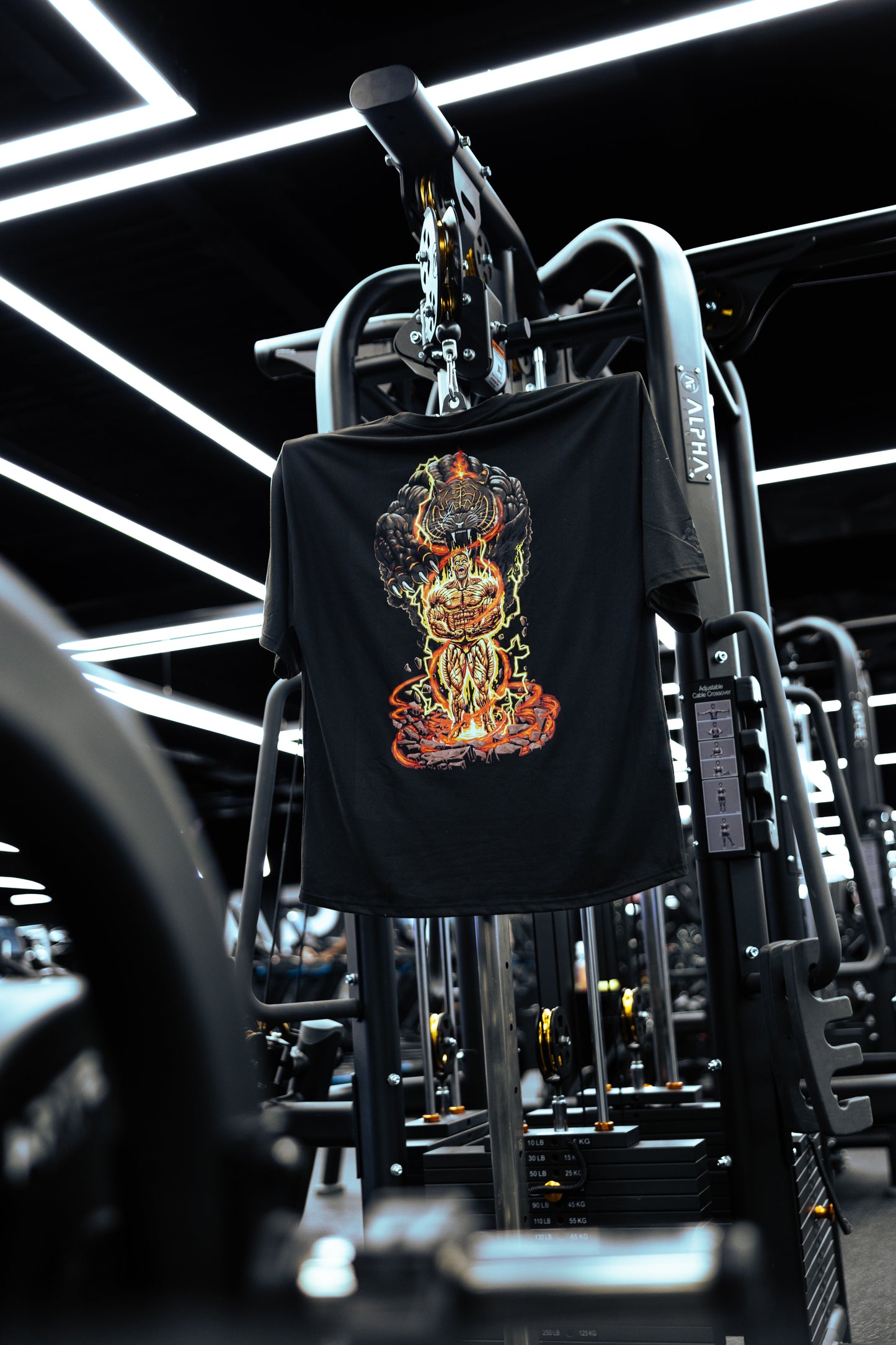 Rise of the Alpha Beast ''Colored'' : IFBB Pro Justin Savoie Oversize Tee