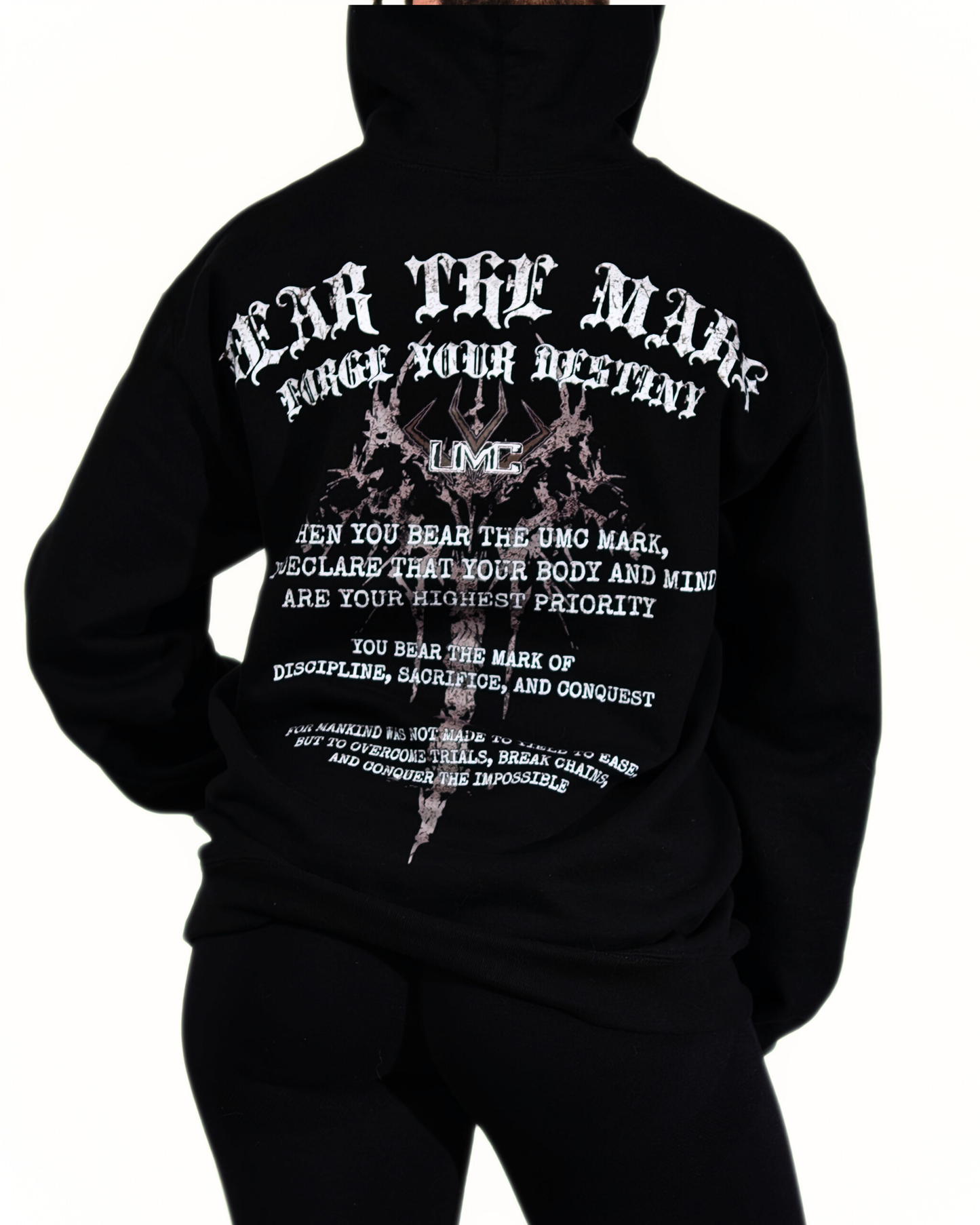 UMC BEAR THE MARK - Monochrome Edition - Hoodie