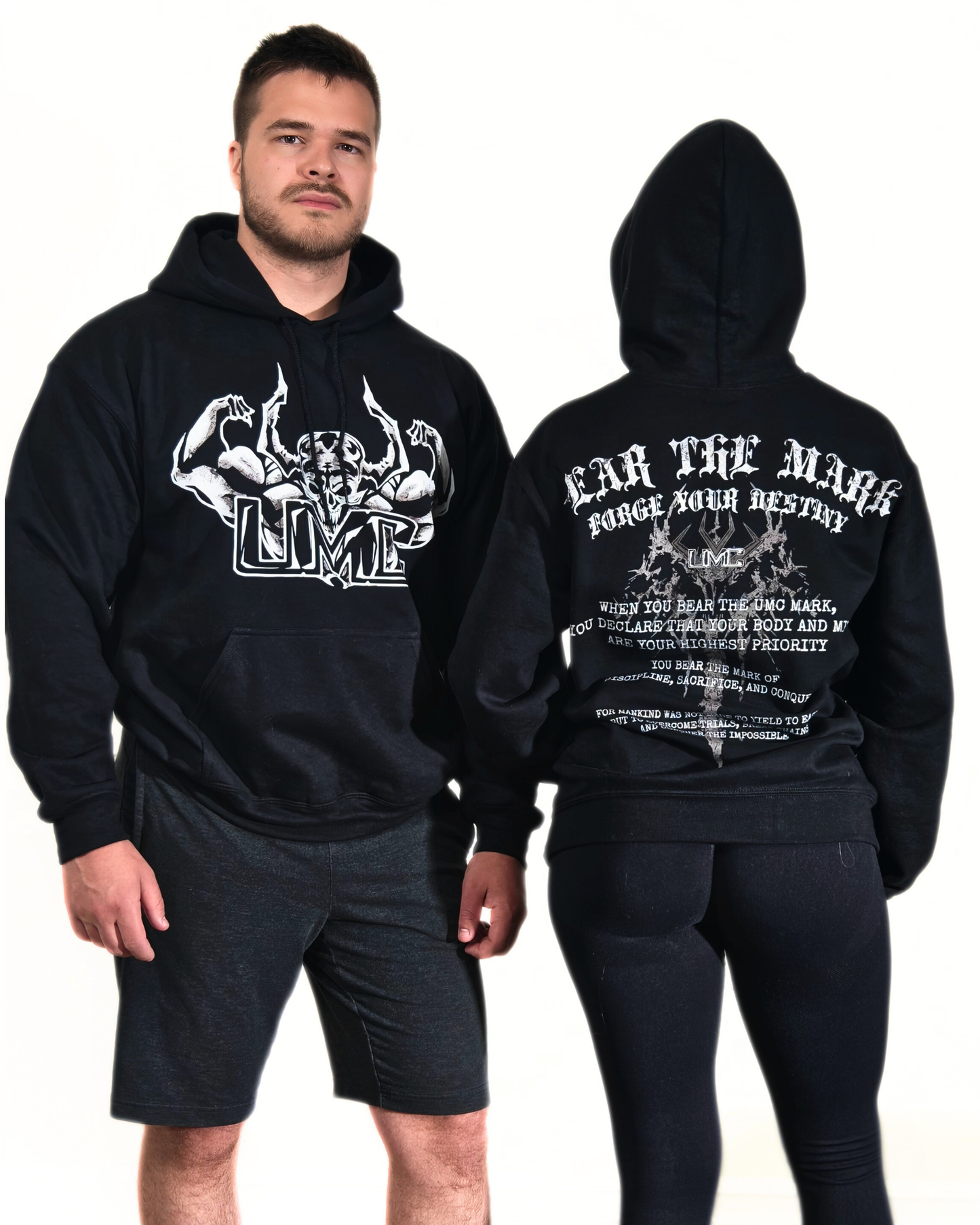 UMC BEAR THE MARK - Monochrome Edition - Hoodie