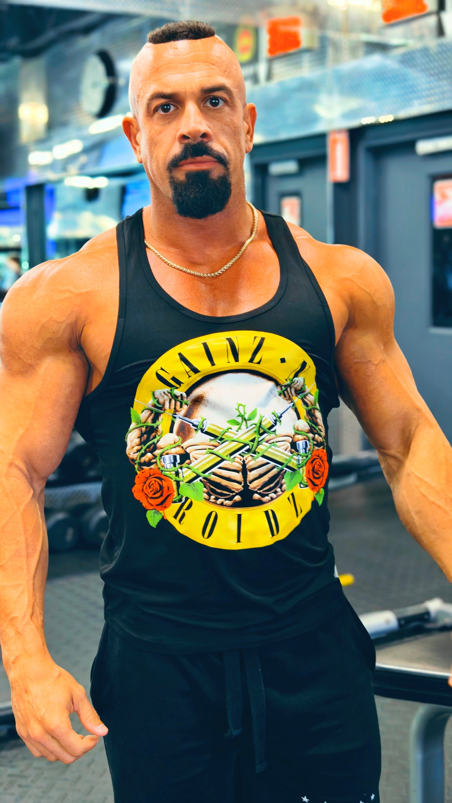 Gainz N' Roidz : Tank Top Stringer
