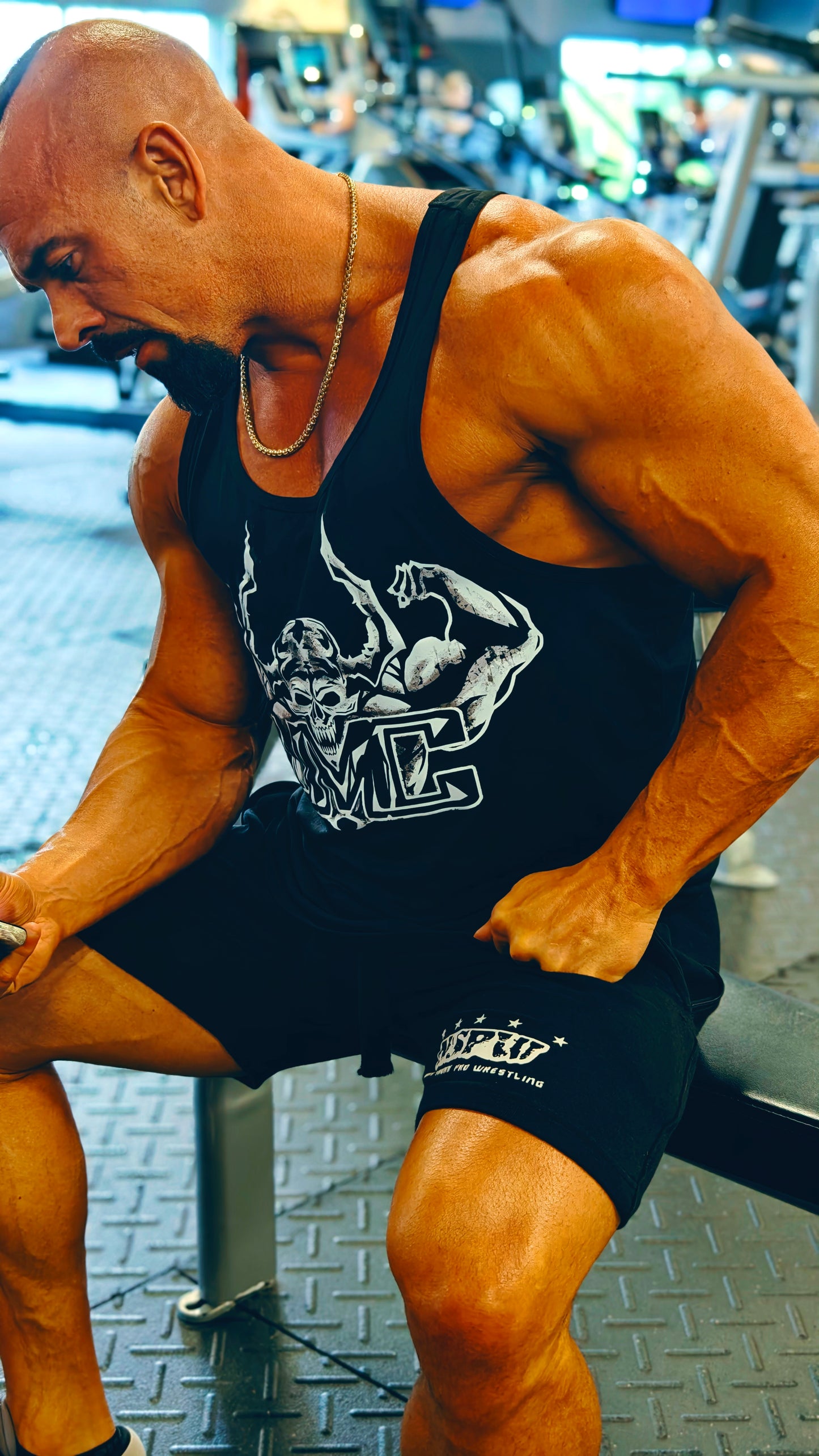 UMC BEAR THE MARK - Monochrome Edition - Tank Top Stringer