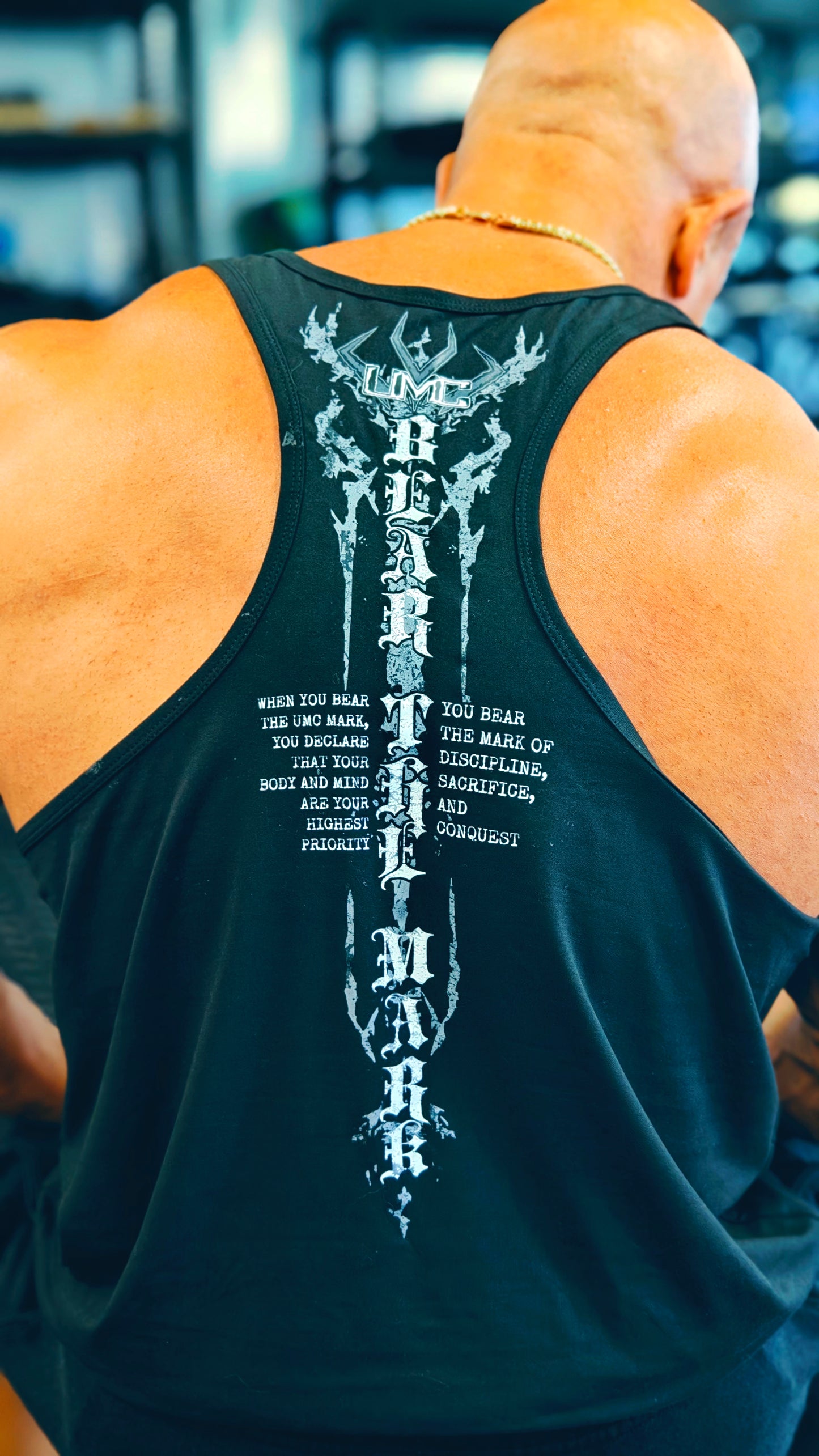 UMC BEAR THE MARK - Monochrome Edition - Tank Top Stringer