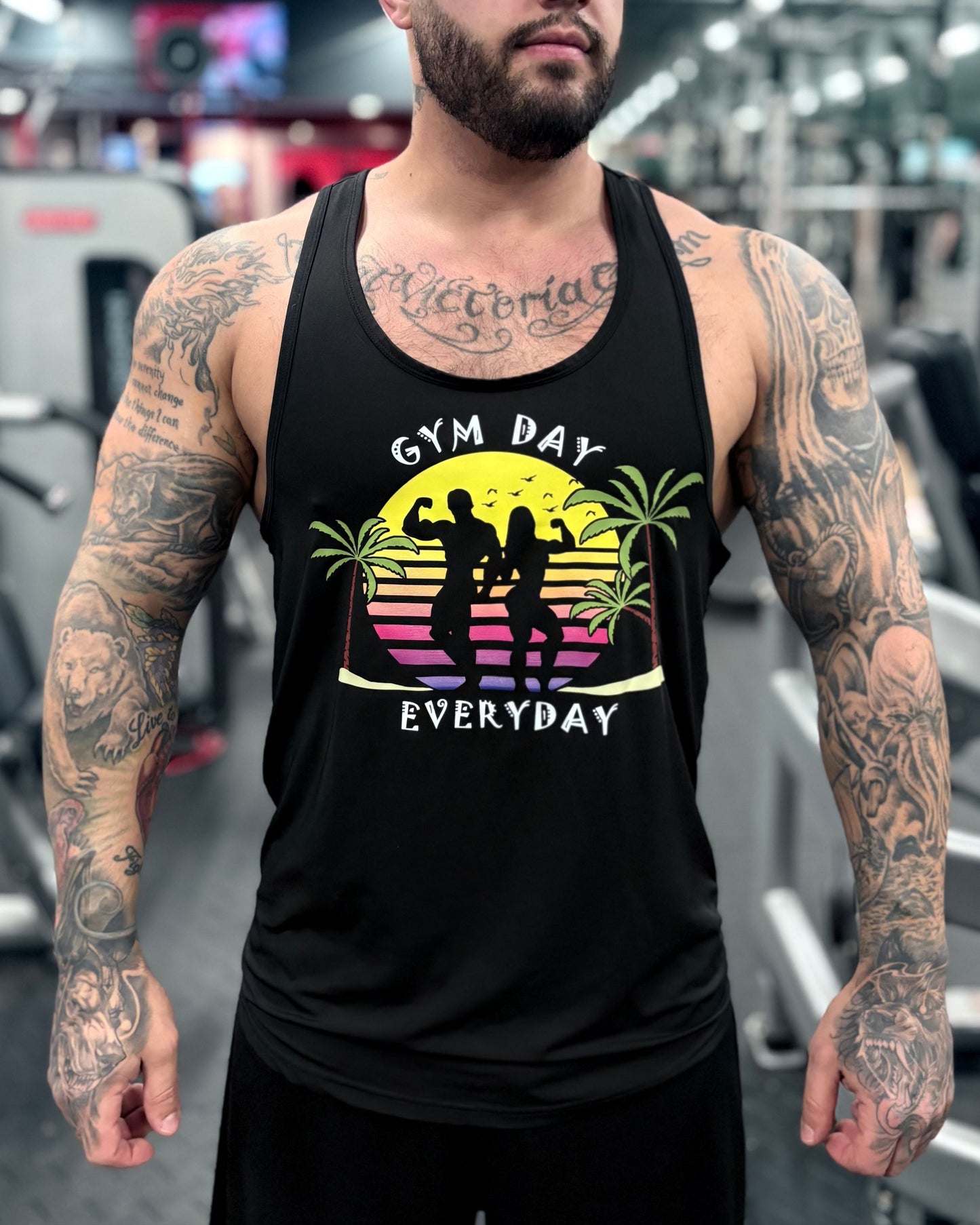 Gym Day Everyday : Tank Top Stringer