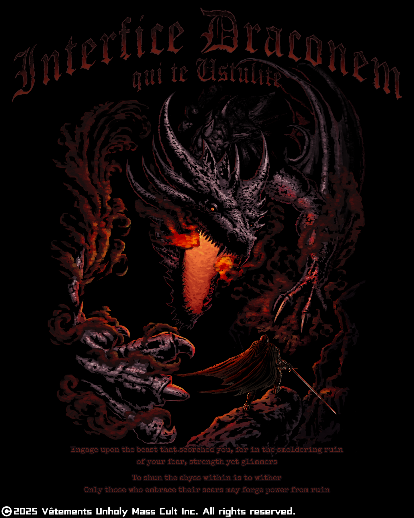 Interfice Draconem – Premium OVERSIZED T-Shirt