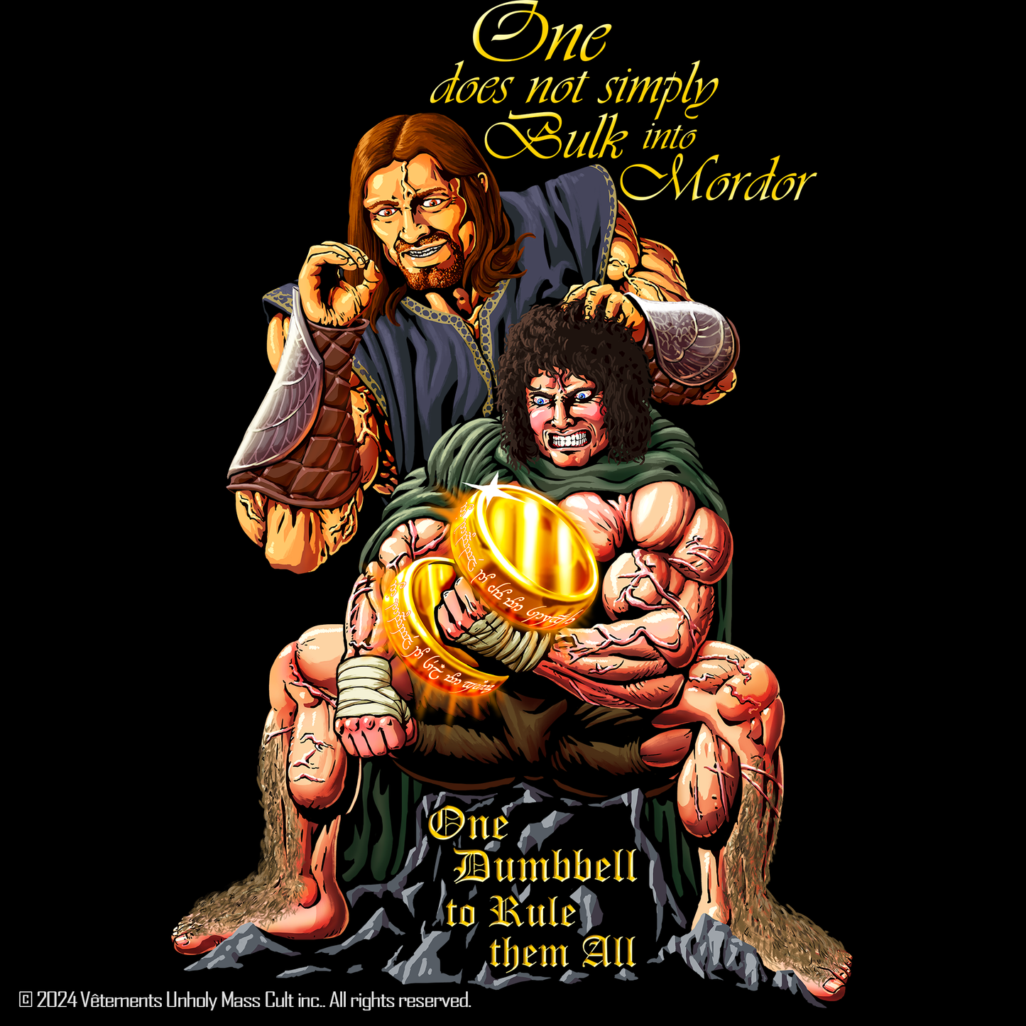 Graphic Tee: One Dumbbell to Rule them All