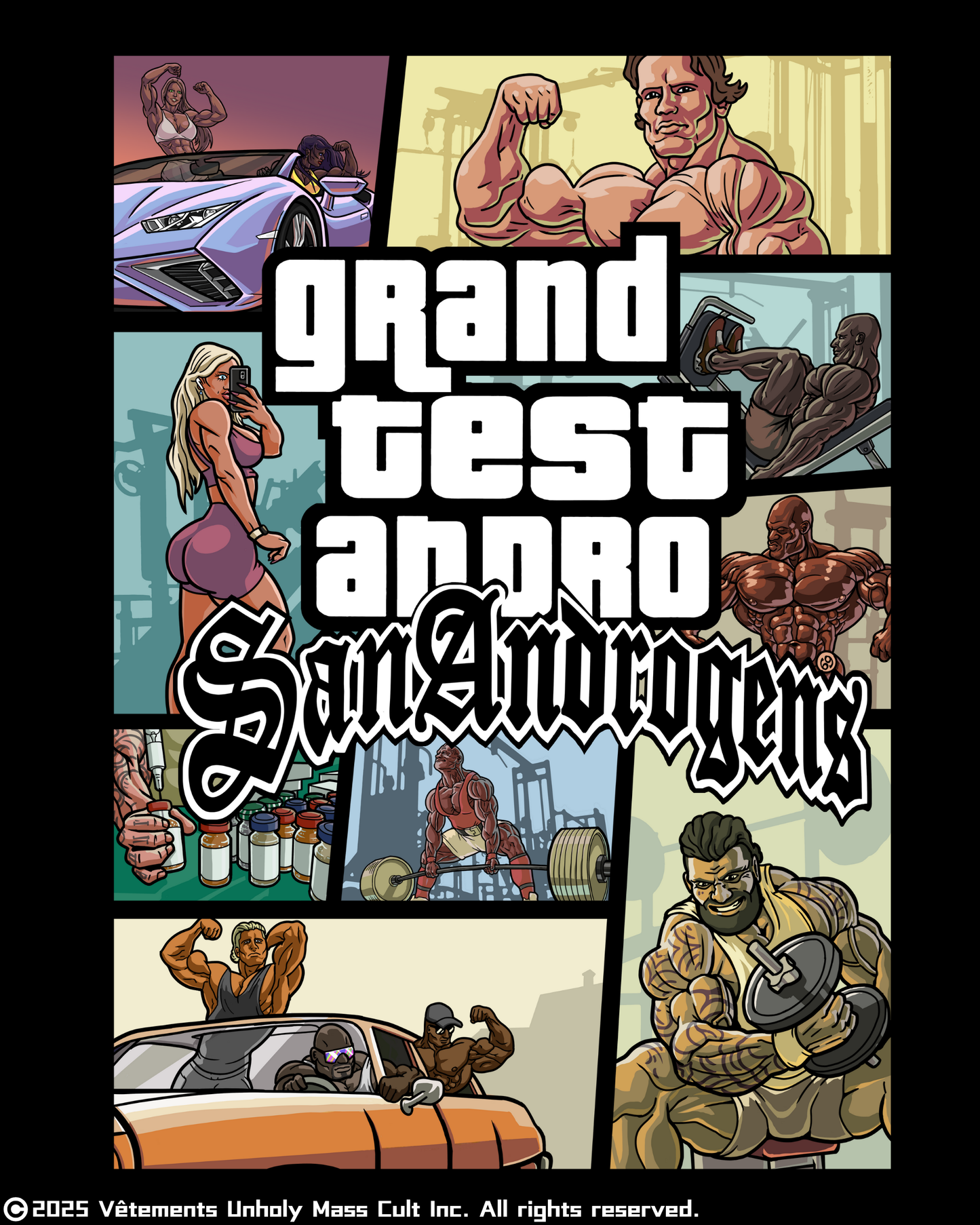 GTA San Androgens : Oversized Tank Top