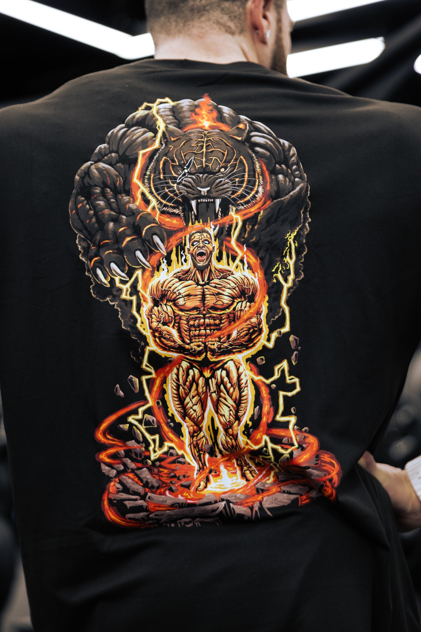 Rise of the Alpha Beast ''Colored'' : IFBB Pro Justin Savoie Oversize Tee
