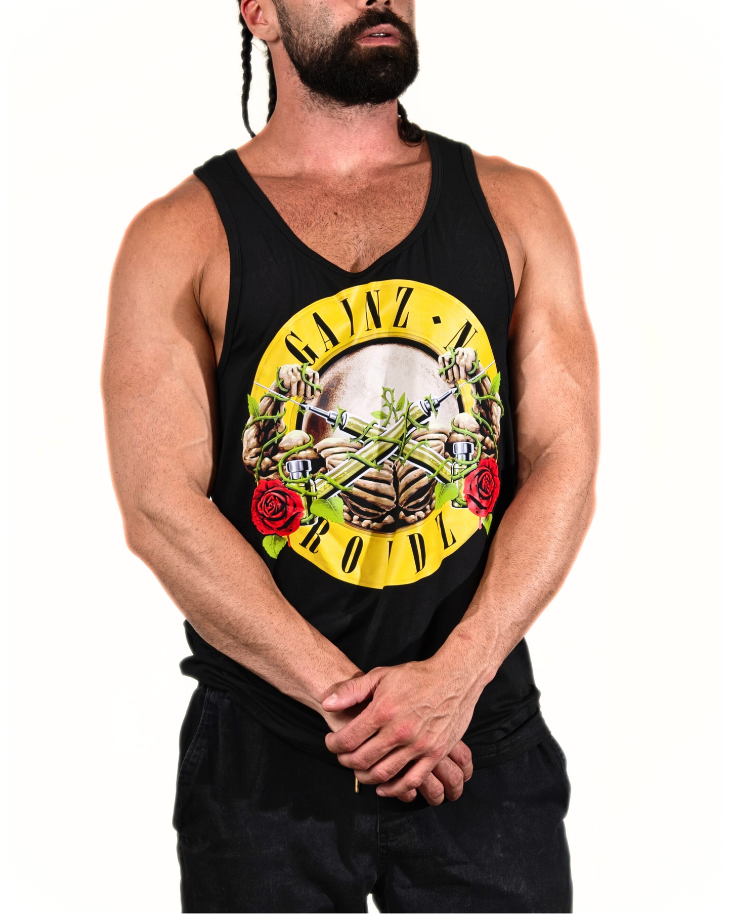 Gainz N' Roidz : Tank Top Stringer
