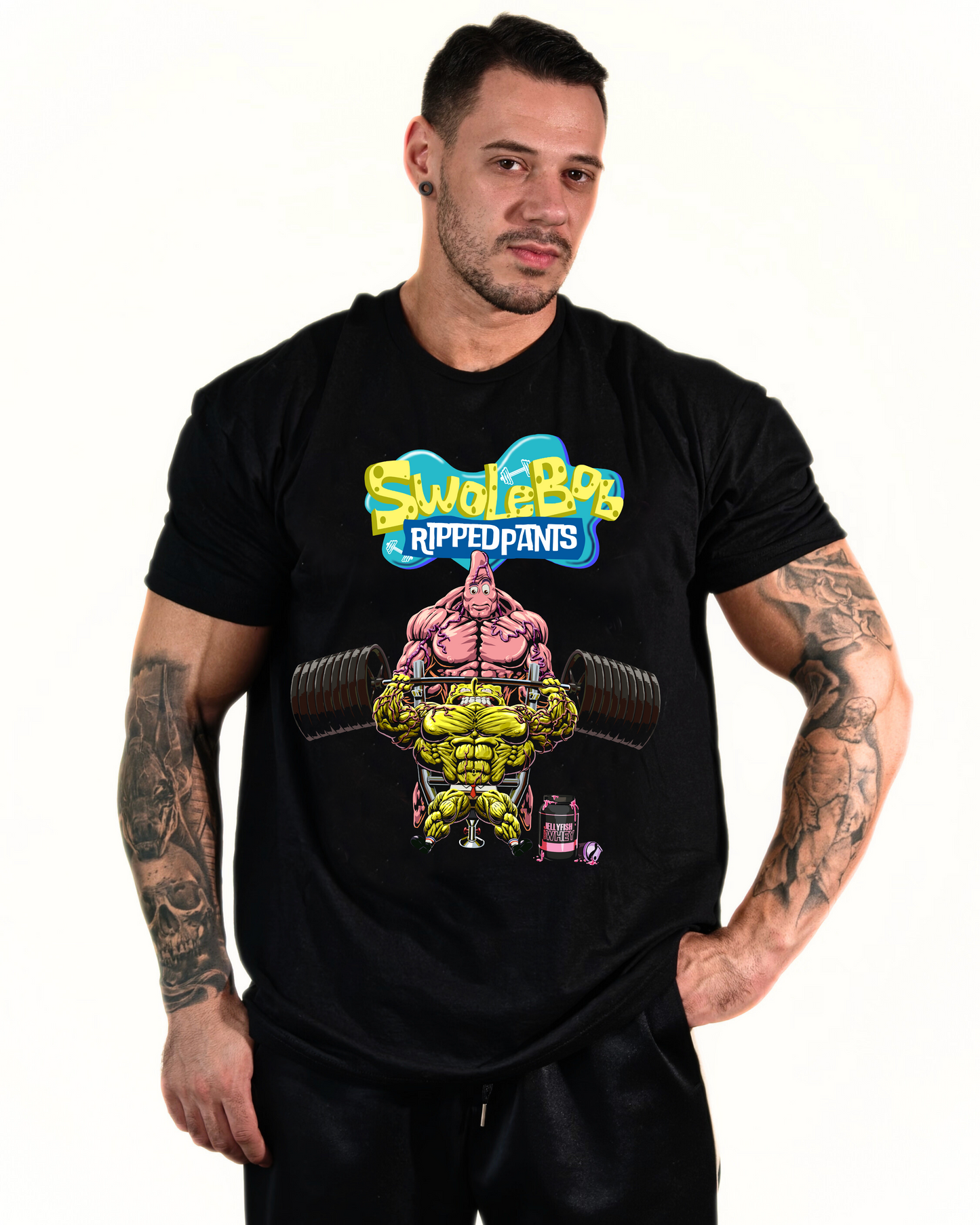 SwoleBob Ripped Pants : Graphic Tee
