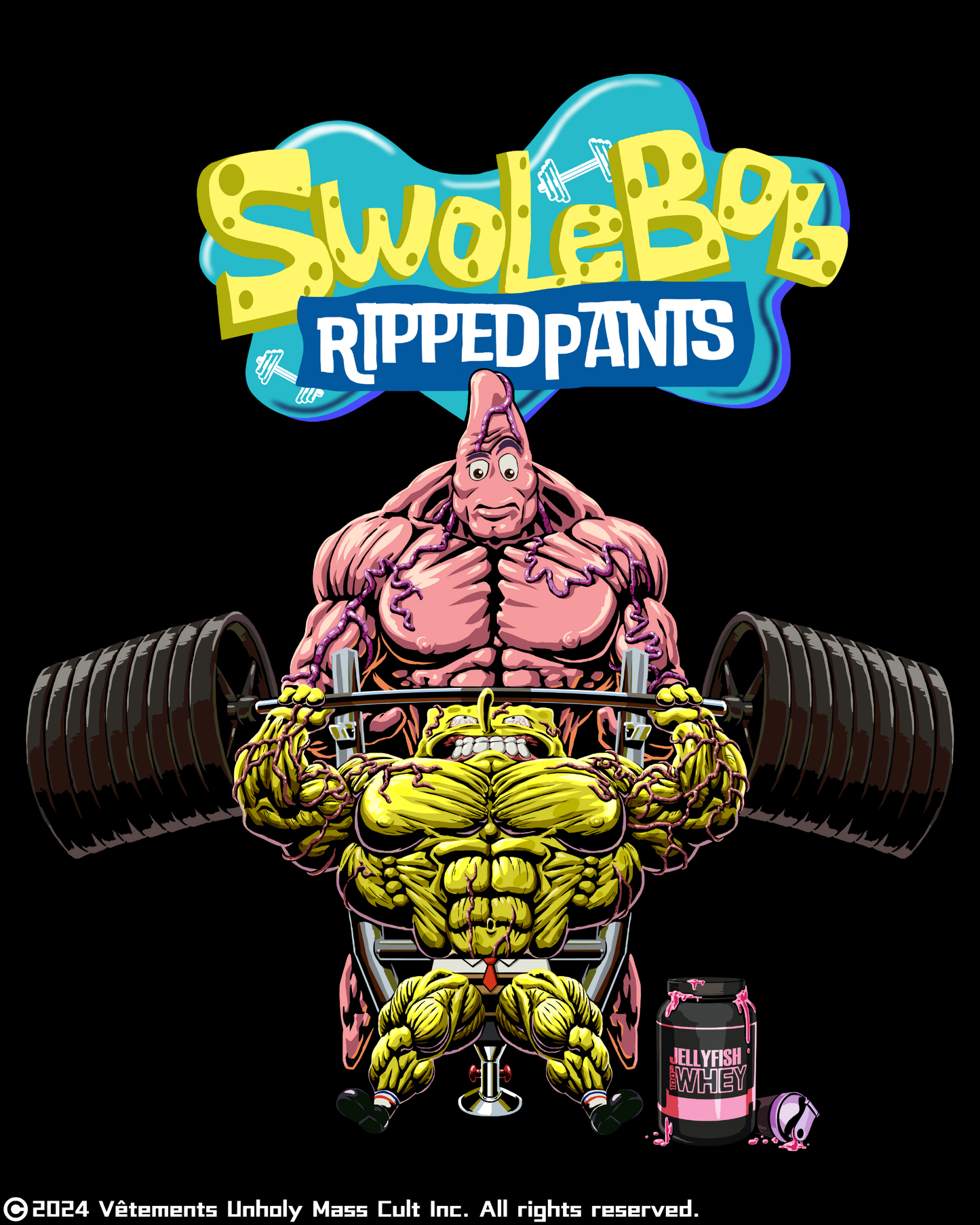 SwoleBob Ripped Pants : Graphic Tee